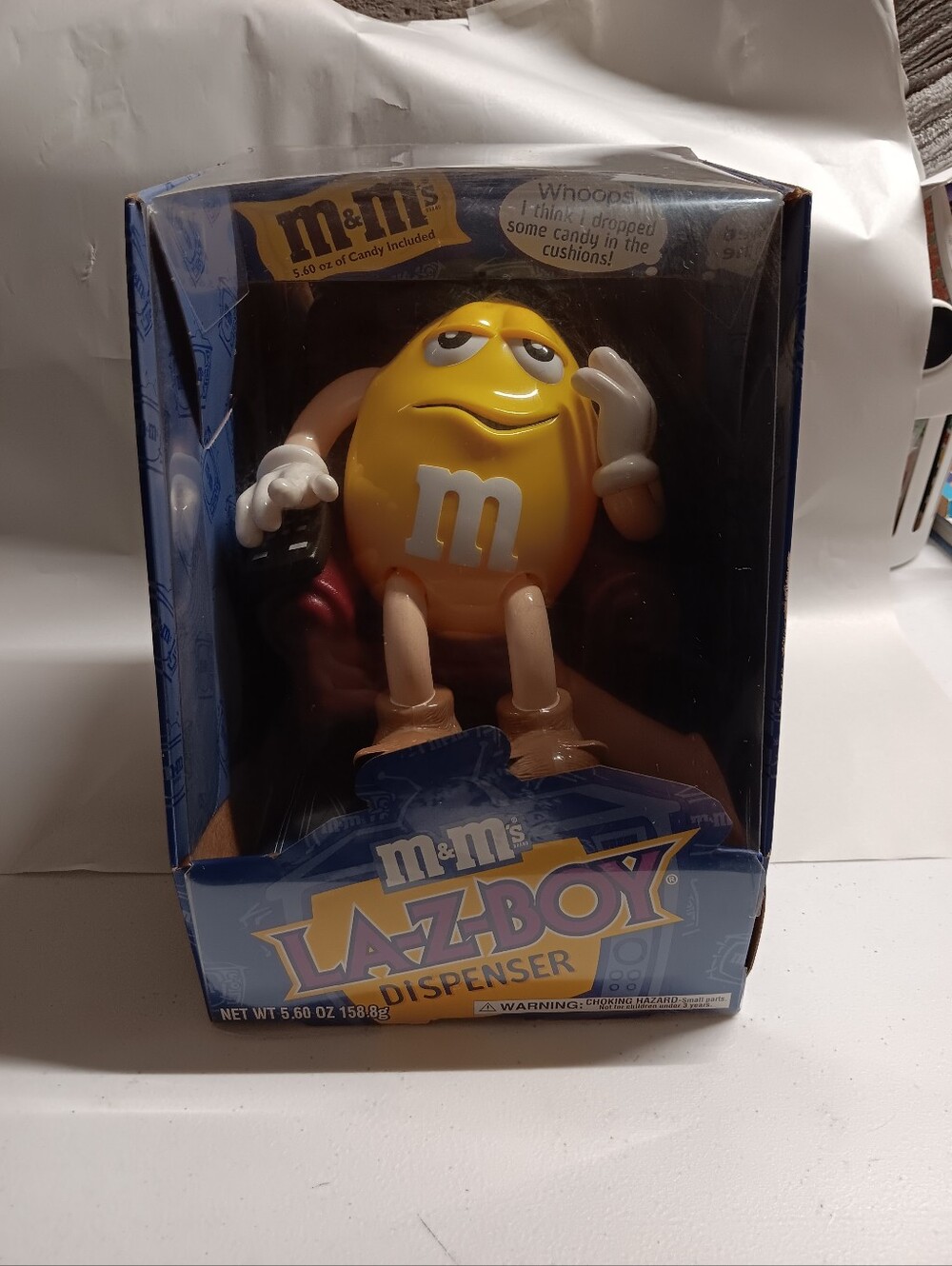 M&M'S Candy Dispenser Yellow M&M New In Box. Vintage - Picture 8 of 11